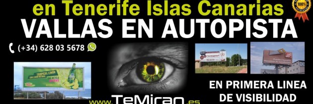 venta de vallas publicitarias en tenerife sur construccion de vallas islas canarias adeje arona